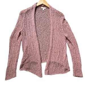 Eileen Fisher Cotton Open Knit Cardigan size M